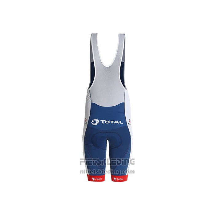 2021 Fietskleding Direct Energie Blauw Rood Wit Korte Mouwen en Koersbroek